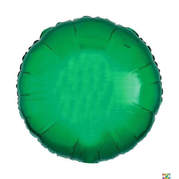 18" Green Round Balloon #795