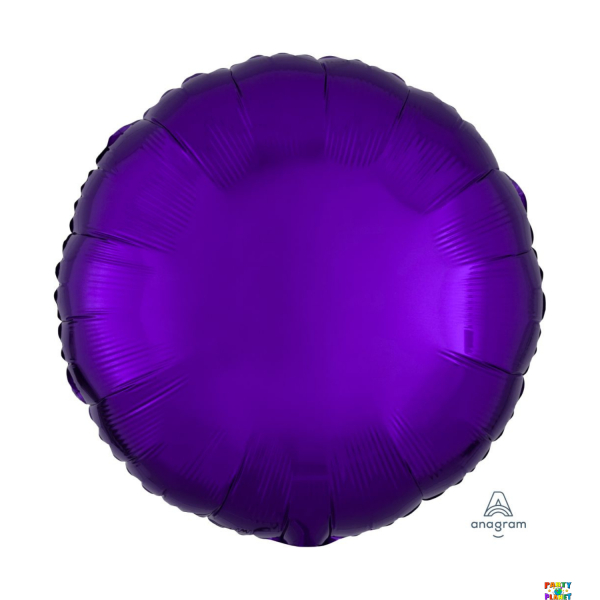 18" Purple Round Balloon #783