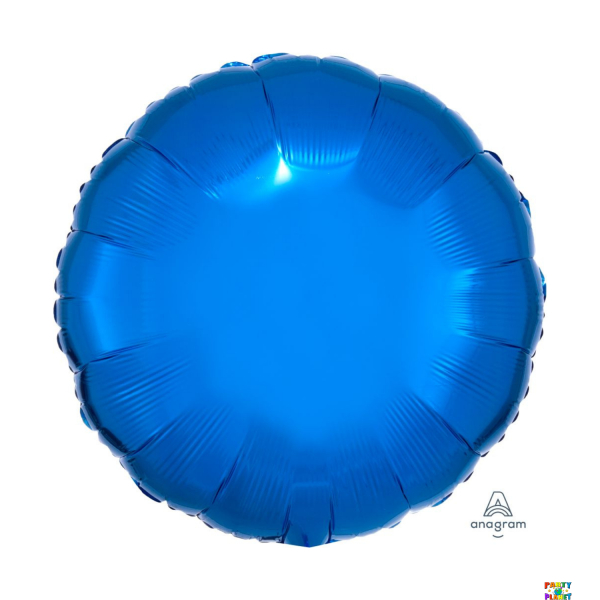 18" Blue Round Balloon #723