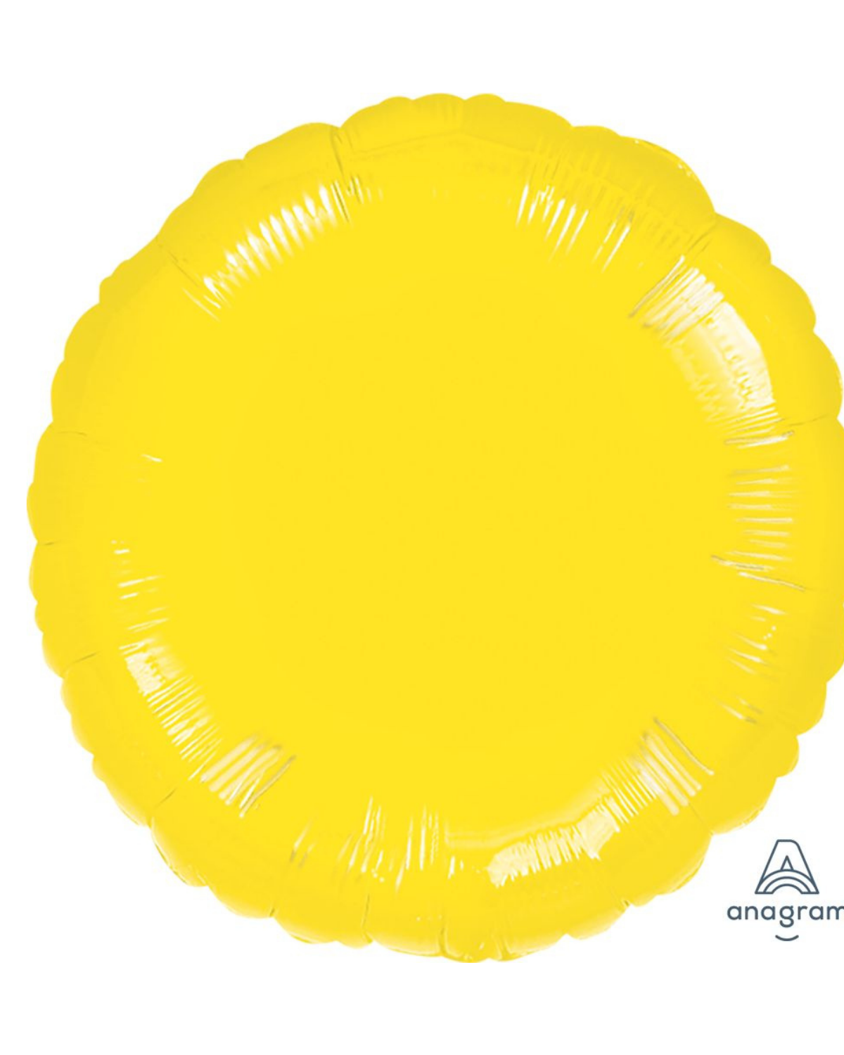 18" Yellow Round Balloon #741
