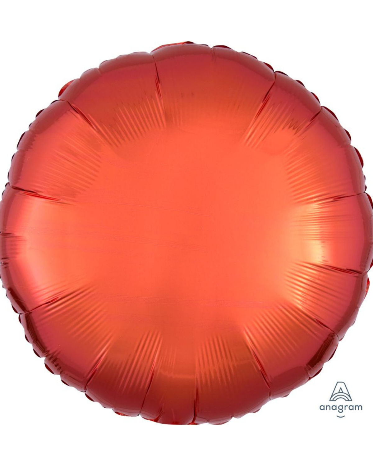 18" Round Orange Foil Balloon #900