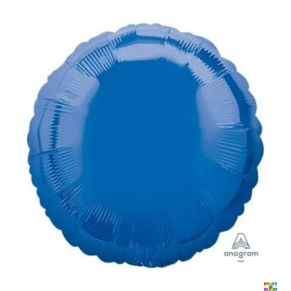 18" Royal Blue Round Balloon #730