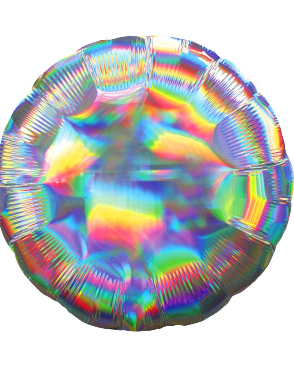 18" Iridescent Silver Round Balloon #337