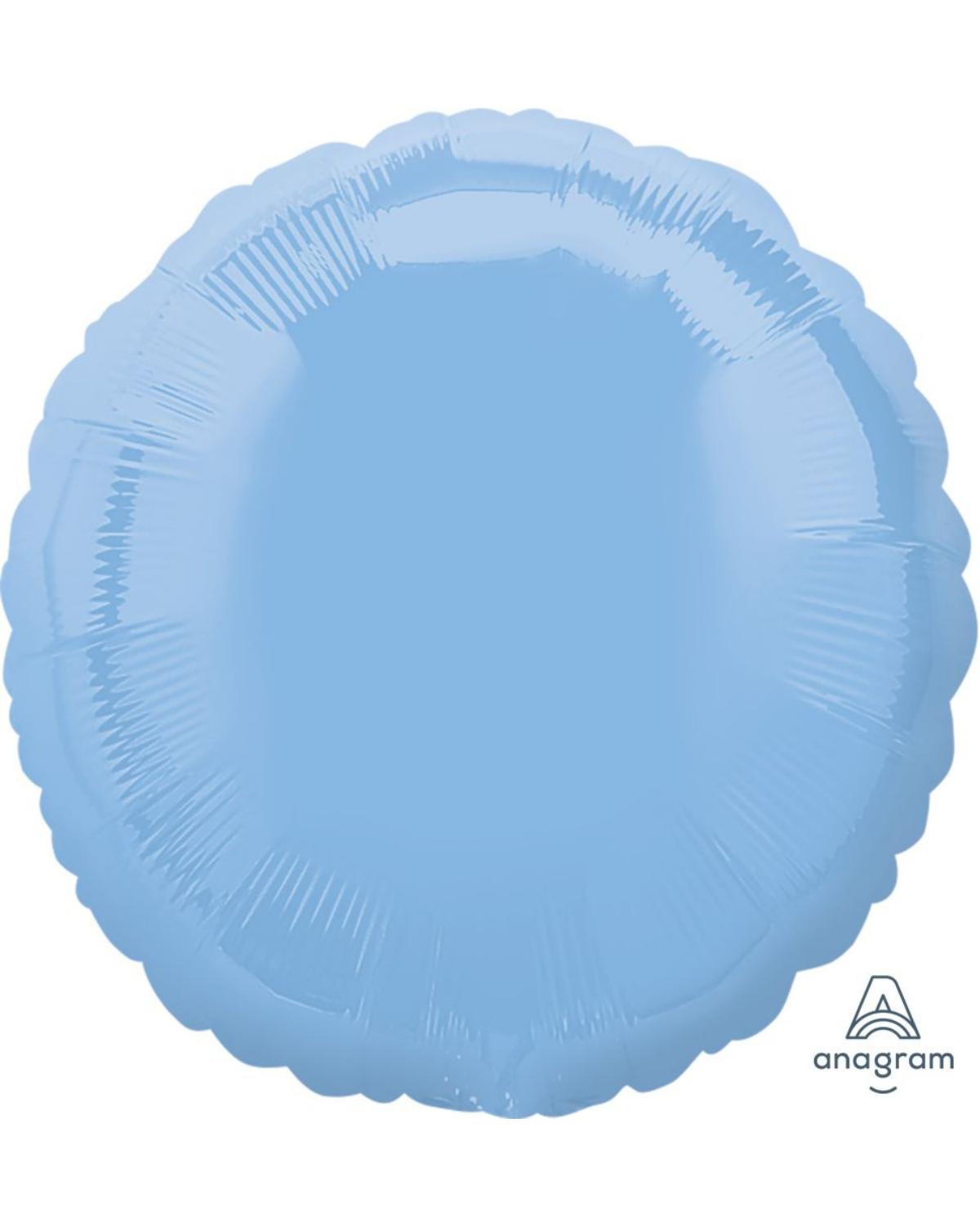 18" Light Blue Round Balloon #723