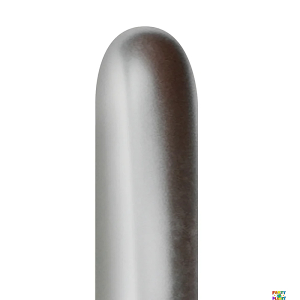 260S Sempertex Reflex Silver Latex Balloons 50/pk