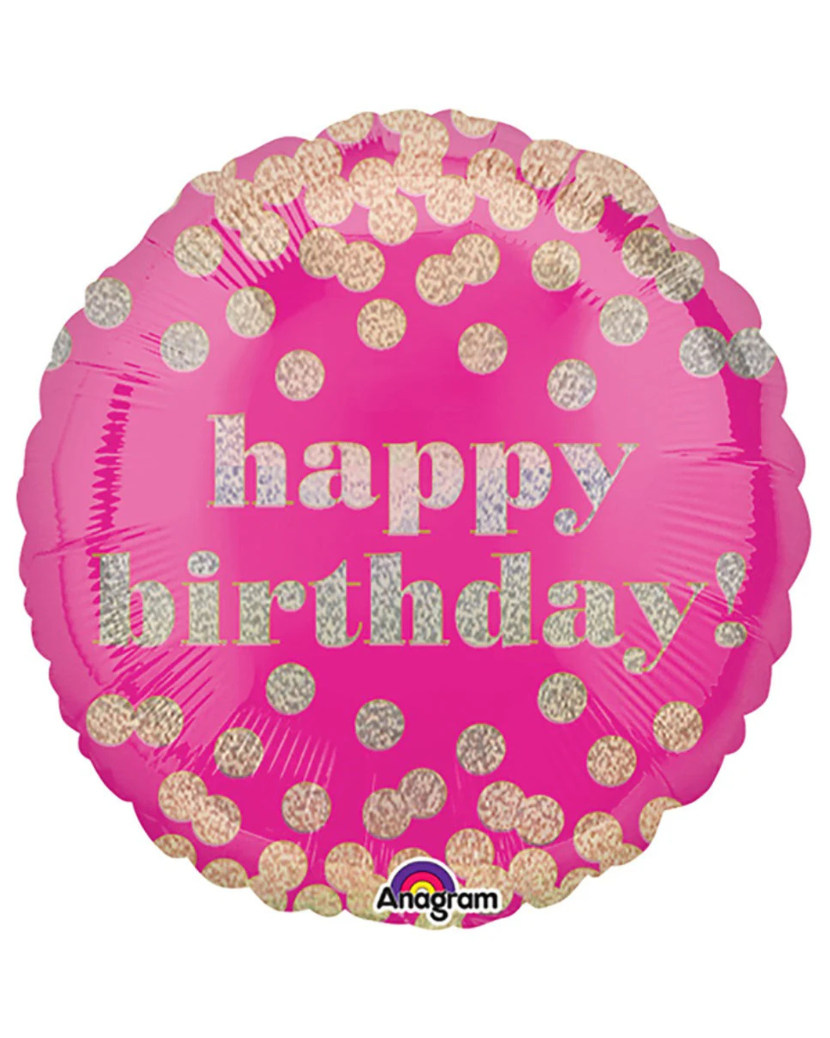 18" BIRTHDAY DOTTY HOLO BALLOON #225