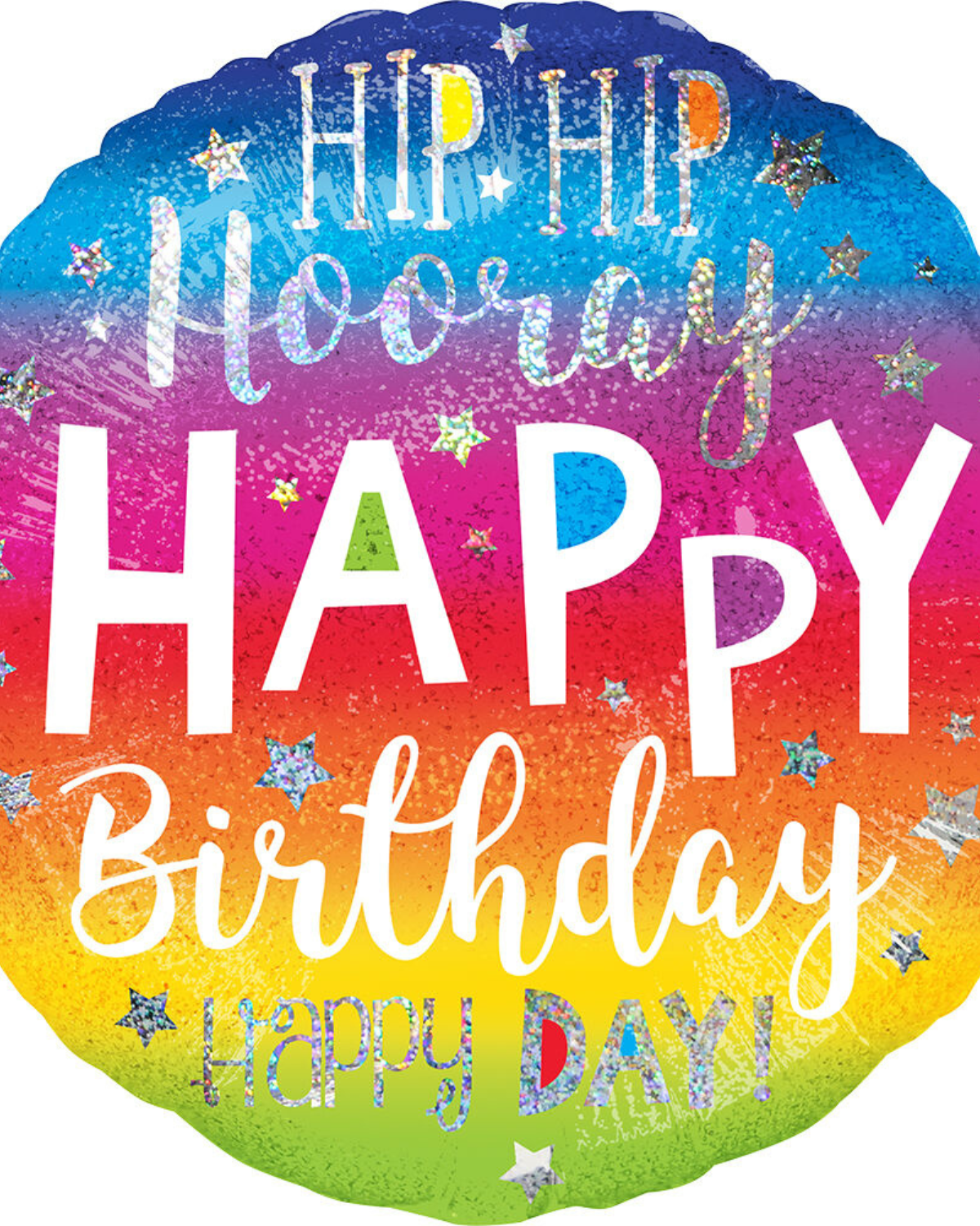 28" Hip Hip Hooray Birthday Balloon #272
