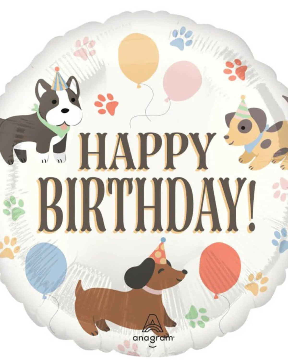 17" Pawsome Happy Birthday Balloon #57