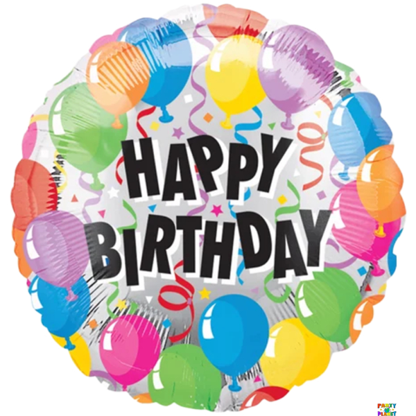 18" Happy Birthday Balloon #45