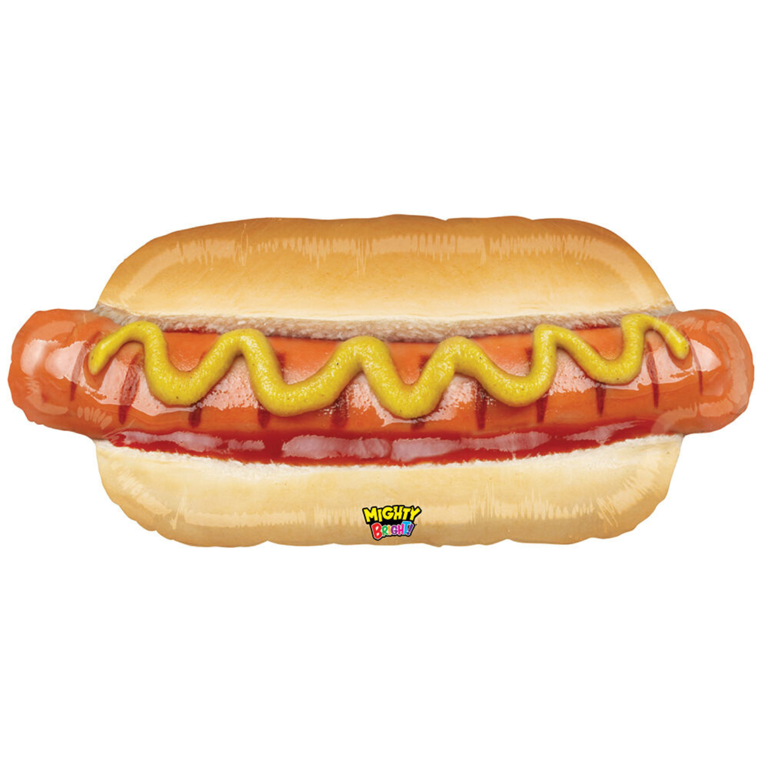 Mylar-1-8.png 34" Mighty Hot Dog Balloon Shape #339 - Image 1