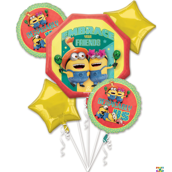 Despicable Me 4 Balloon Bouquet