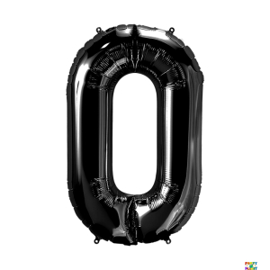 34'' Black Number Foil Balloons - Image 10