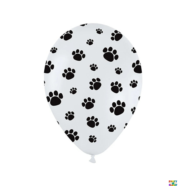 11" Sempertex Paw Prints Latex 50ct.
