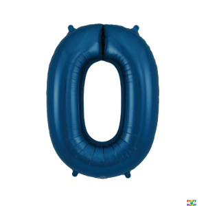 34'' Navy Matte Number Foil Balloons