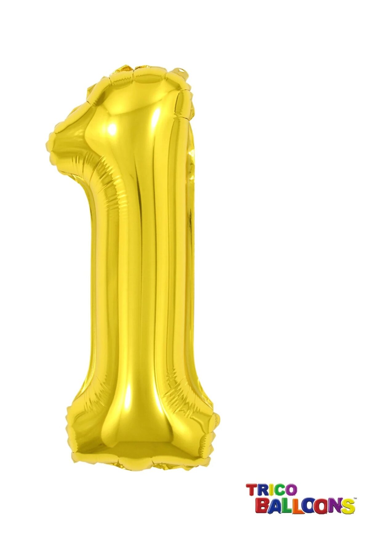 34'' Gold Number Foil Balloons