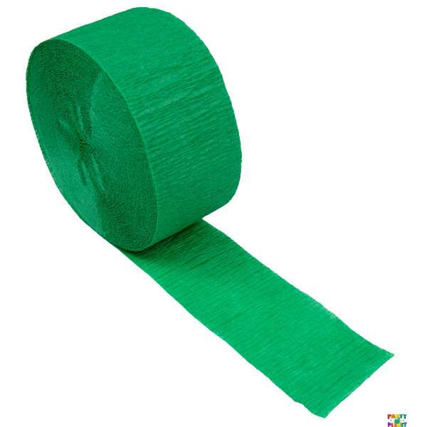 Holiday Green 81ft Crepe Streamer