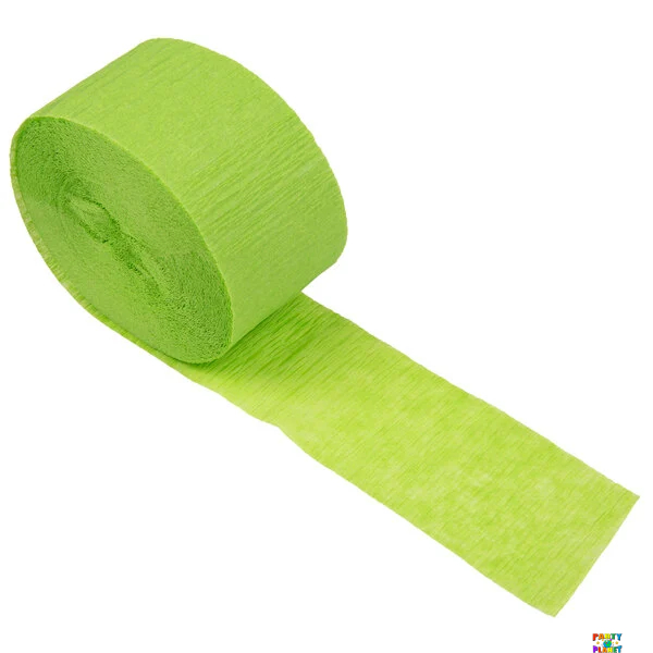 Apple Green 81ft Crepe Streamer