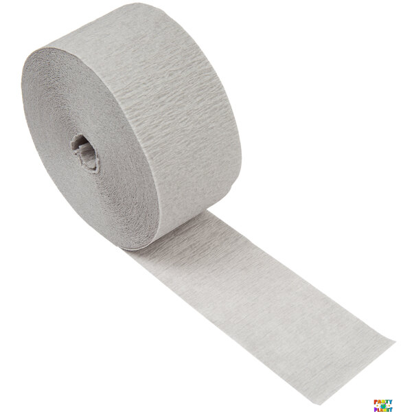 Dove Gray 81Ft. Crepe Streamer