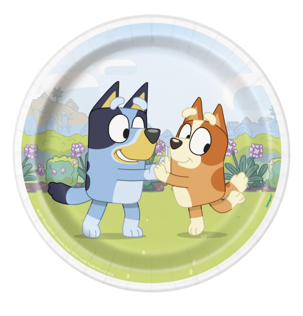 Bluey Round 7" Dessert Plates 8ct.