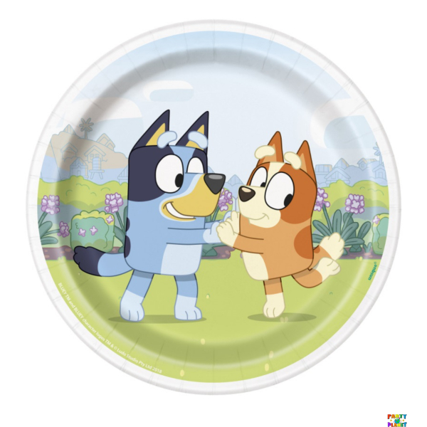 Bluey Round 7" Dessert Plates 8ct.