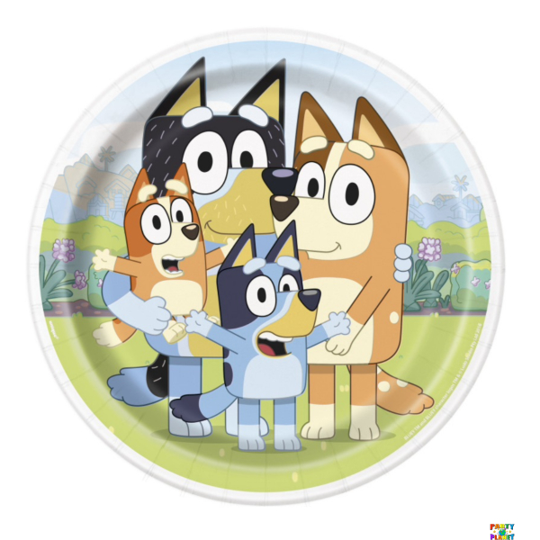 Bluey Round 9" Dinner Plates 8ct.