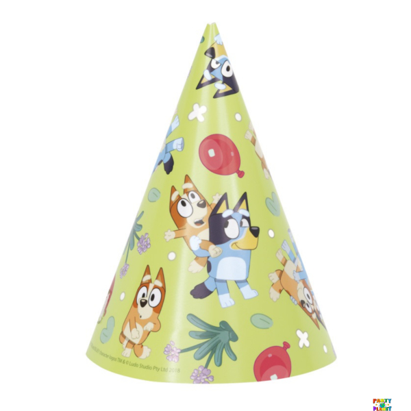Bluey Party Hats 8ct.