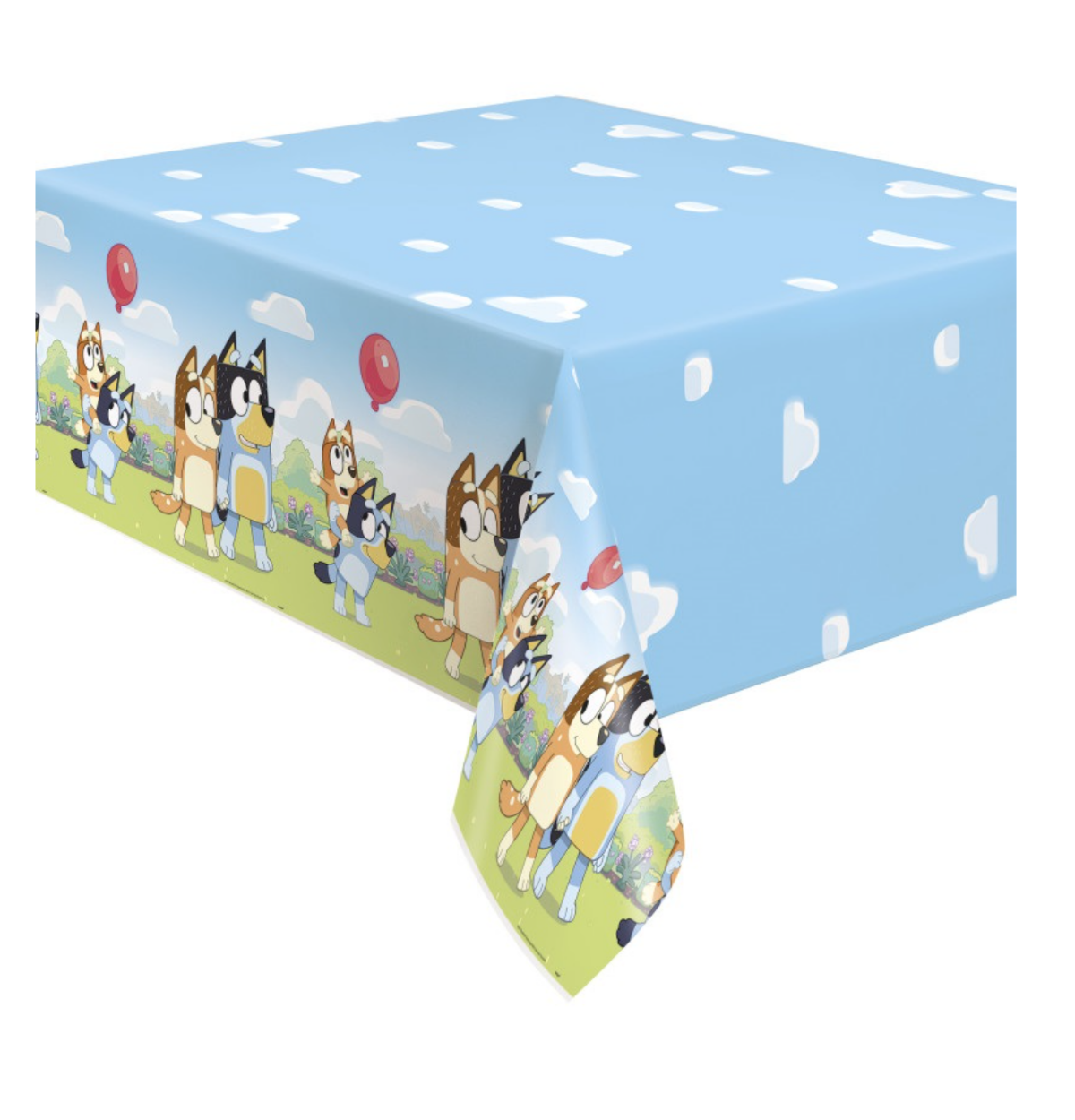 Bluey Rectangular Plastic Table Cover 54" x 84"