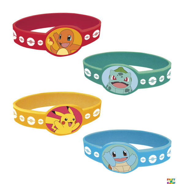 Pokémon Assorted Stretchy Bracelets 4ct.