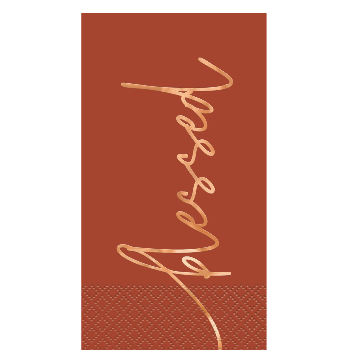 Elegant Thanksgiving "Blessed" Guest Napkins 16ct - Foil Stamping