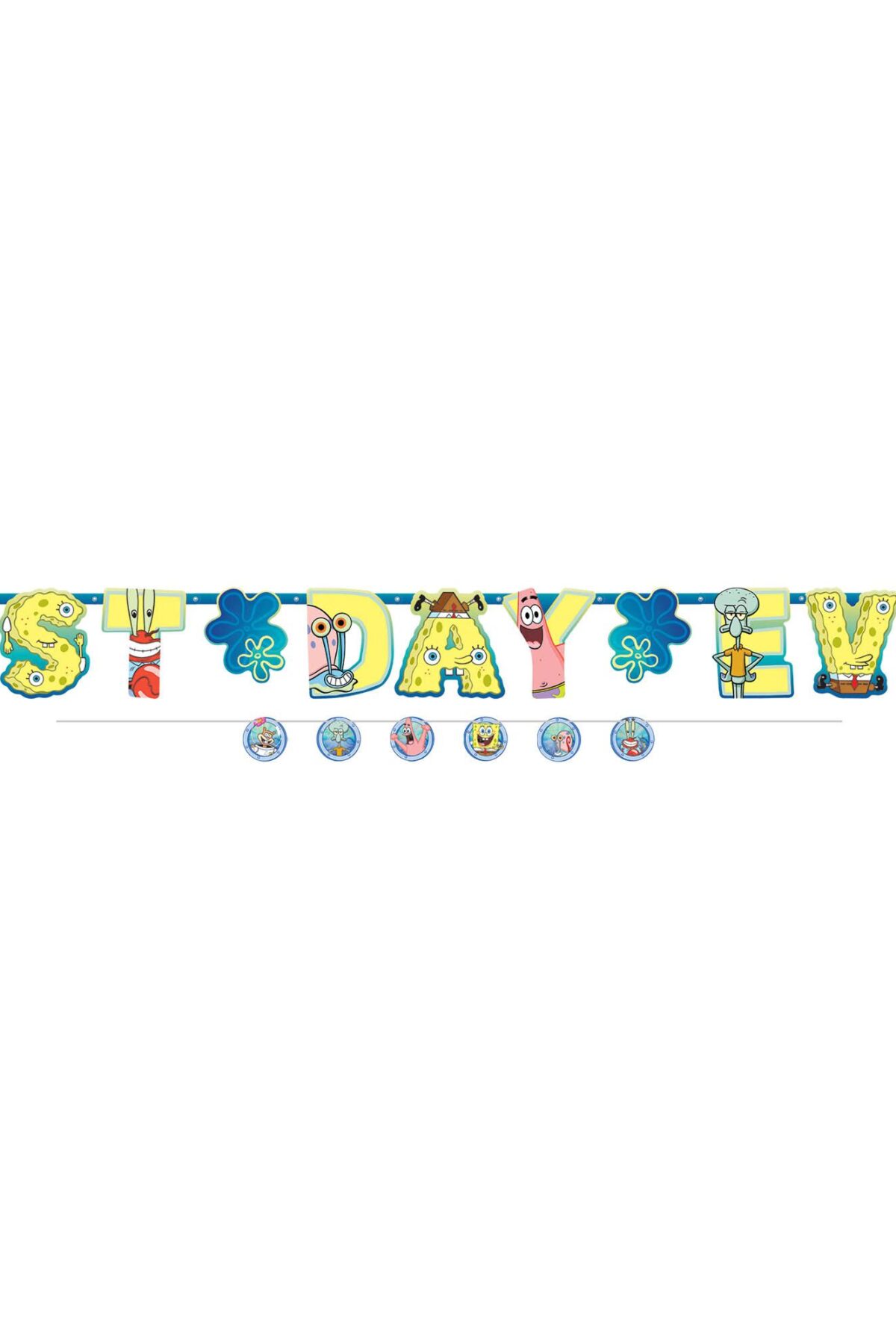 SpongeBob Jumbo Letter Banner Kit