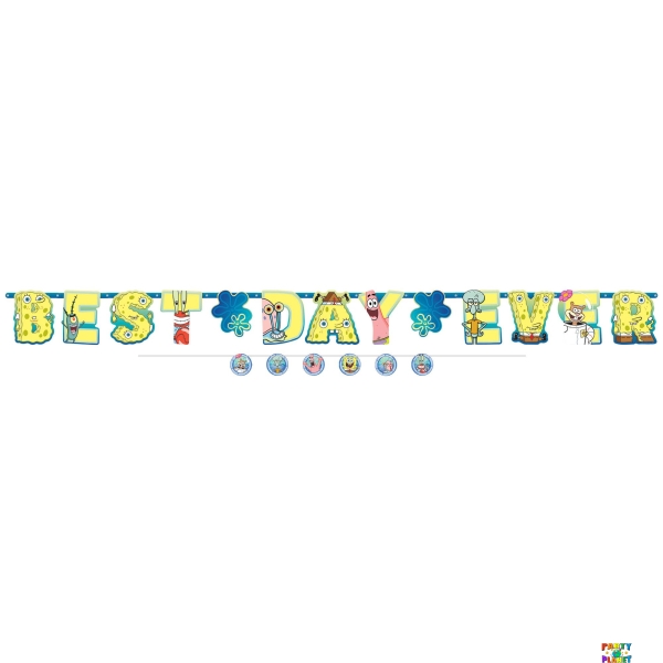 SpongeBob Jumbo Letter Banner Kit