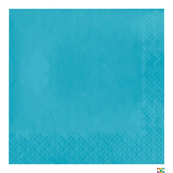Bermuda Blue 3ply Beverage Napkin 50ct.