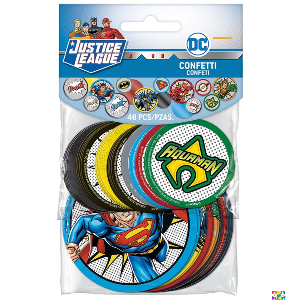Justice League Heroes Unite Giant Confetti