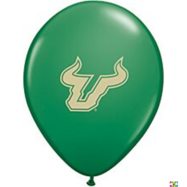 11" University of South Florida 10ct. Latex Balloons USF