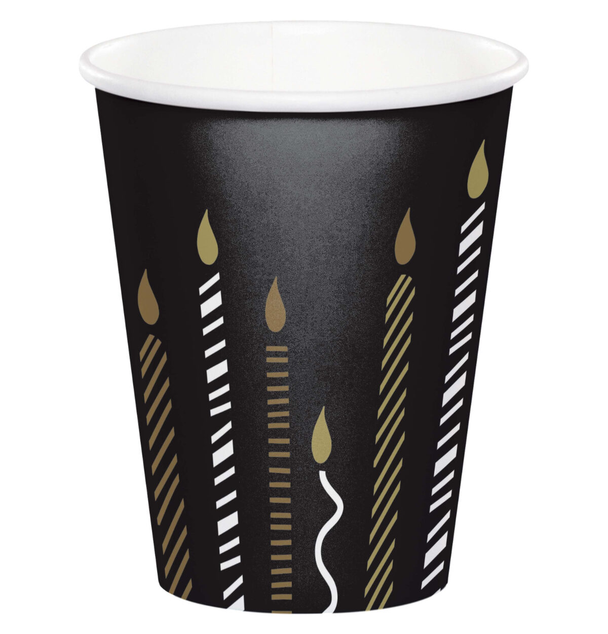 GOLDEN WISHES 9OZ. CUPS 8/PK