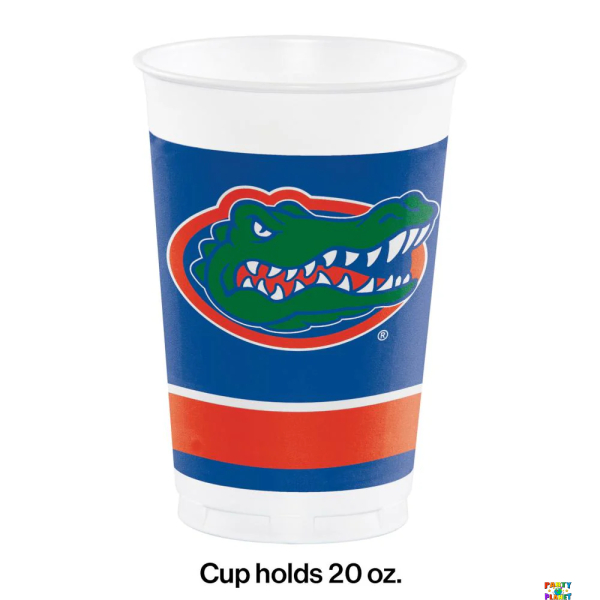 University of Florida 20oz. Plastic Cups 8PCS.