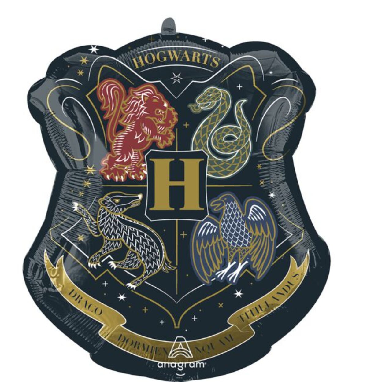 22" HARRY POTTER HOGWARTS CREST SHAPE BALLOON #397