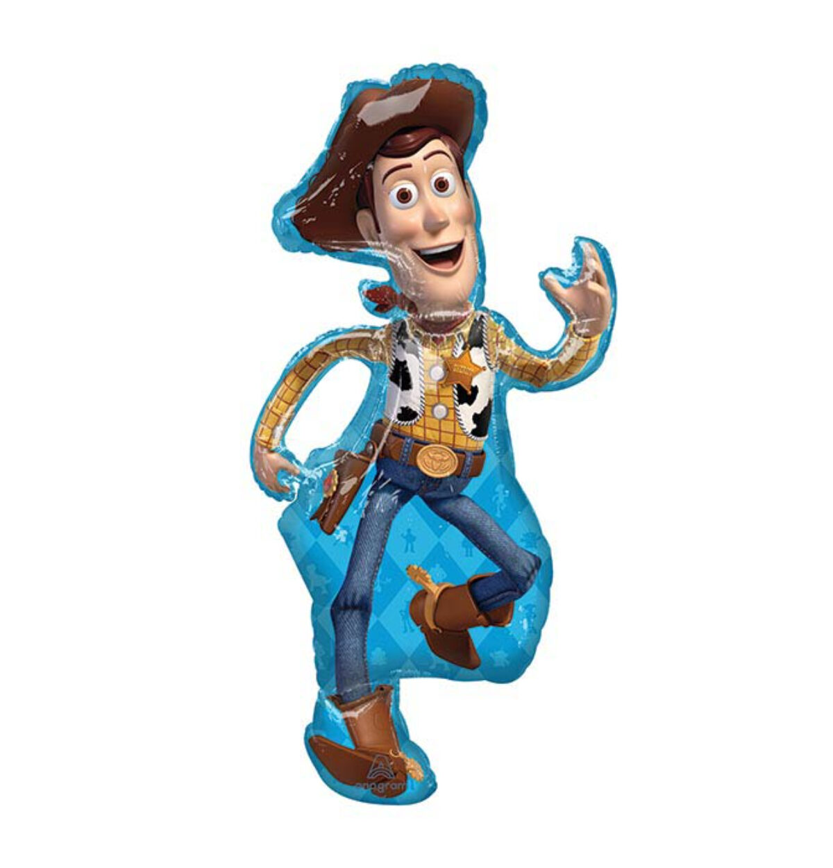 44" TOY STORY 4 WOODY SHAPE BALLOON #136