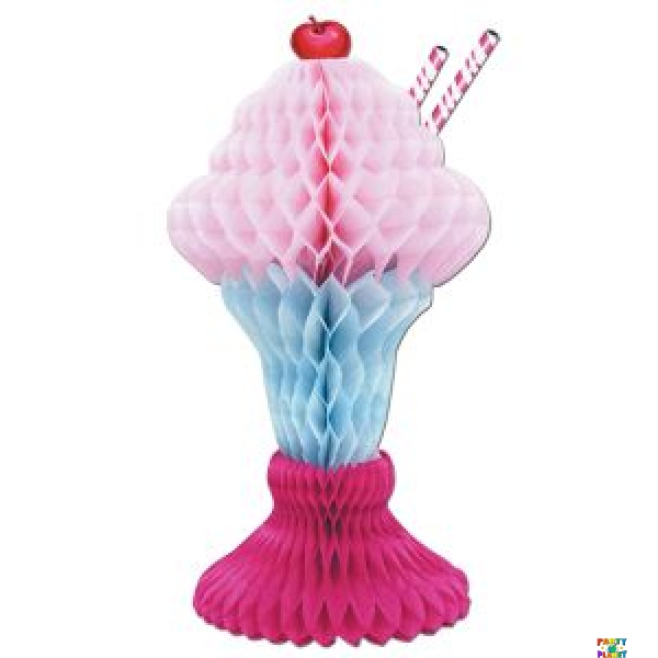 Tissue Ice Cream Sundae Centerpiece