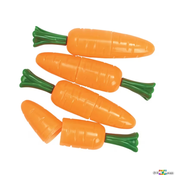 5 1/2" Jumbo Carrot Plastic Easter Eggs
