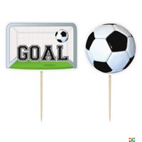 3D Soccer Cake Toppers 6ct.