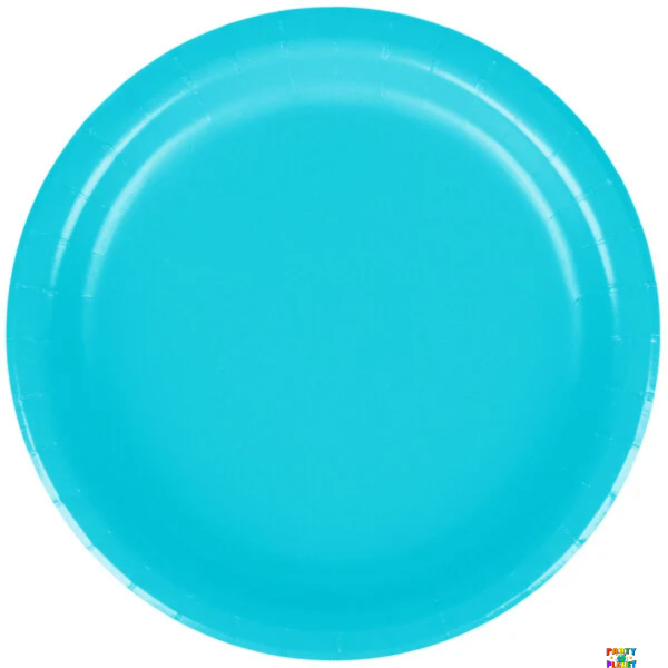 Bermuda Blue 9" Paper Plates 24ct.