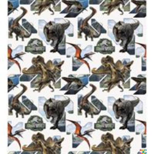Jurassic World 4 Gift Wrap 30" x 5 ft.