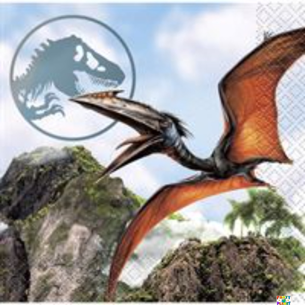 Jurassic World 4 Beverage Napkins 16ct
