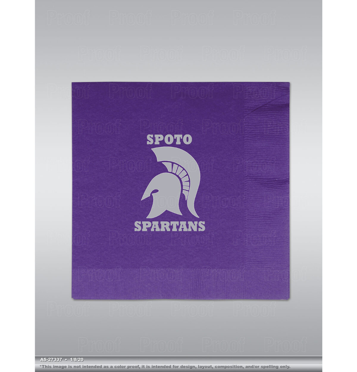 Spoto High School Custom Printed Napkins 16ct.