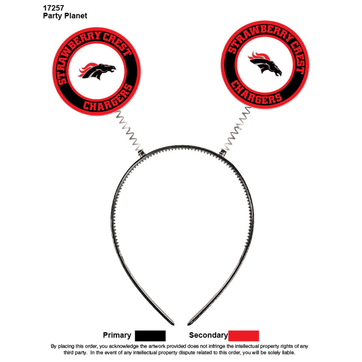 P-Spirit-Boppers_r00002_p001.jpg STRAWBERRY CREST School Spirit Boppers - Image 1