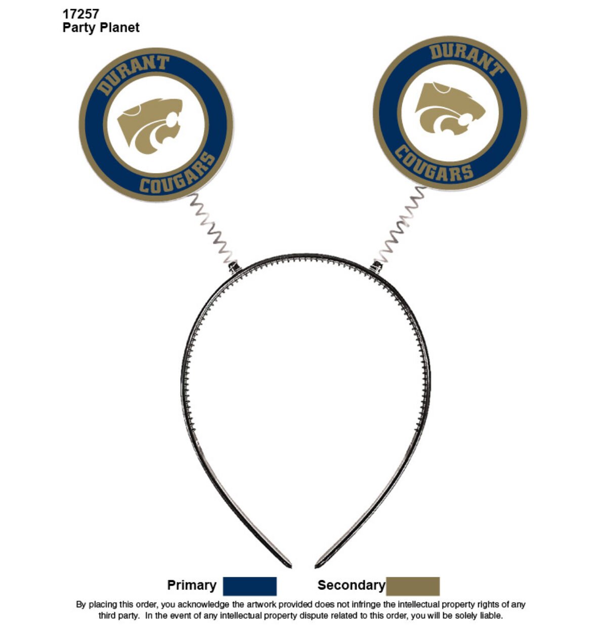 DURANT School Spirit Boppers