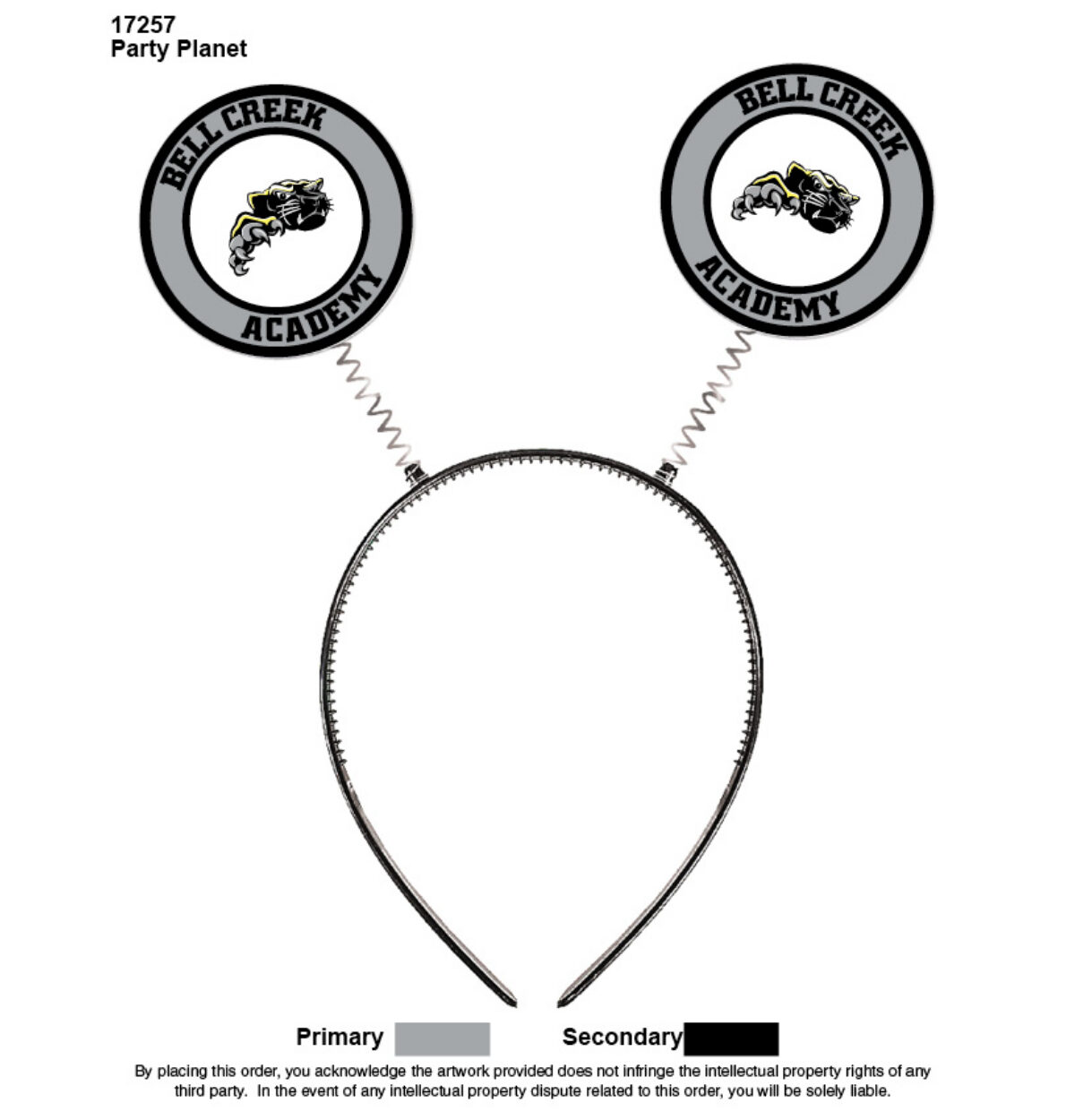 BELL CREEK School Spirit Boppers