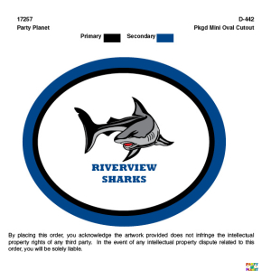 High School Mini Oval Cutouts