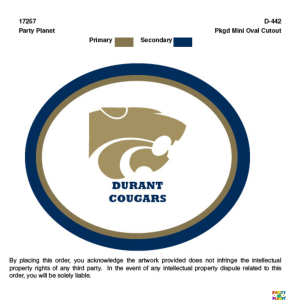 High School Mini Oval Cutouts - Image 3